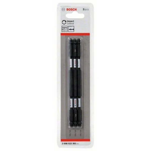 Двусторонние ударные биты Impact Control 150 мм T25/T25 3 шт Bosch 2608522361 — изображение 2