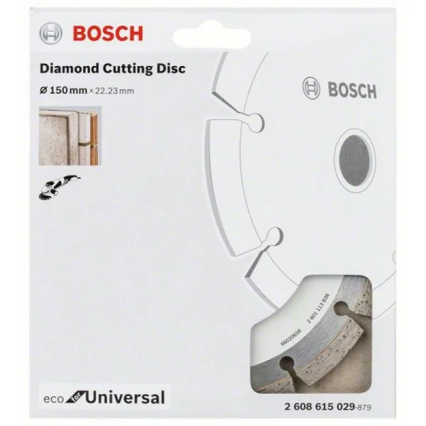 Алмазныйазный диск ECO Universal 150-22,23 мм Bosch 2 608 615 029