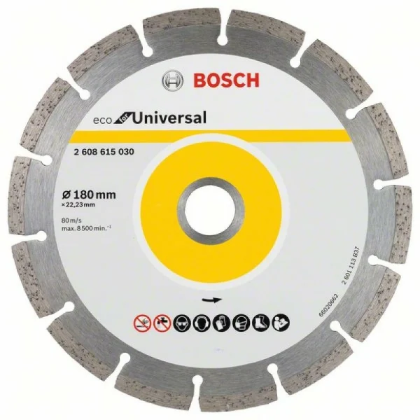 Алмазныйазный диск ECO Universal 180-22,23 мм Bosch 2 608 615 030 — изображение 2