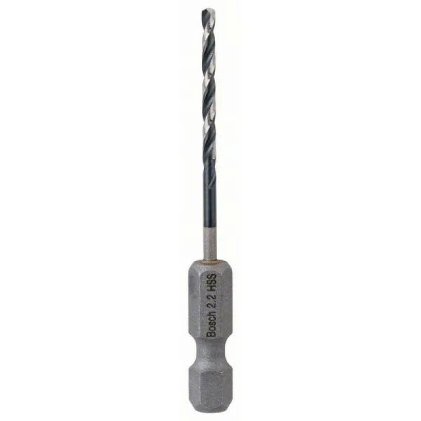 Сверло по металлу Impact Control с шестигранным хвостовиком, 2.2 мм Bosch 2608577046
