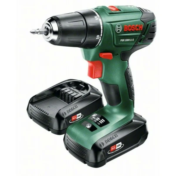 Аккумуляторная дрель-шуруповерт Bosch PSR 1800 LI-2 06039A310H — изображение 2