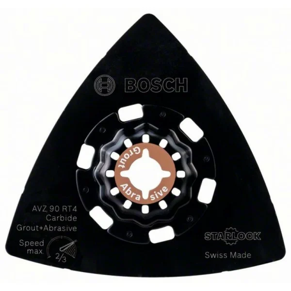 Starlock твердосплавная шлифпластина 90 мм зерн.40 AVZ 90 RT4 Bosch 2608662906 — изображение 2