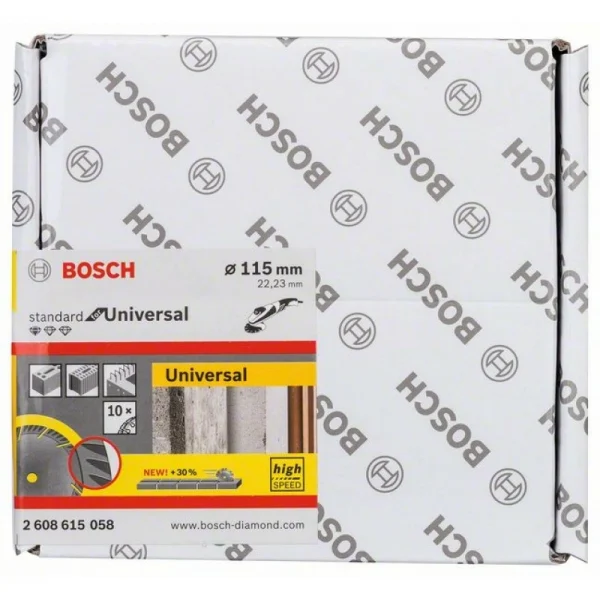 Алмазный диск Standard for Universal 10 шт. 115-22,23 мм Bosch 2608615058