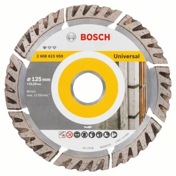 Алмазный диск Standard for Universal 125-22,23 мм Bosch 2608615059 — изображение 2