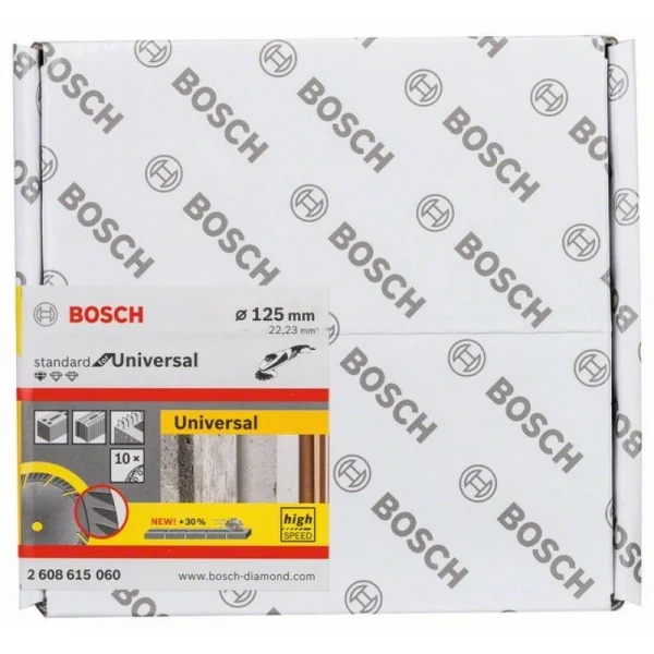 Алмазный диск Standard for Universal 10 шт. 125-22,23 мм Bosch 2608615060