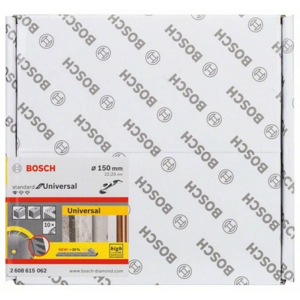 Алмазный диск Standard for Universal 10 шт. 150-22,23 мм Bosch 2608615062
