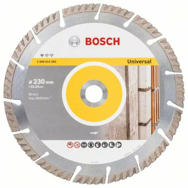 Алмазный диск Standard for Universal 230-22,23 мм Bosch 2608615065 — изображение 2