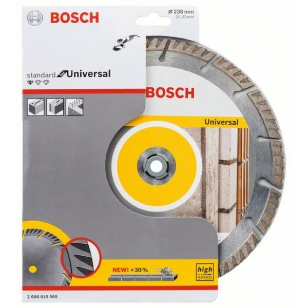 Алмазный диск Standard for Universal 230-22,23 мм Bosch 2608615065