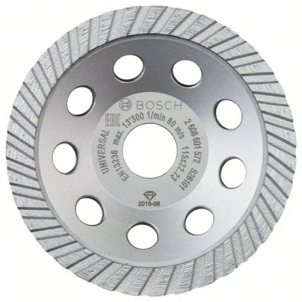Алмазныйазная чашка Standard, Universal 115 мм Bosch 2 608 601 572 — изображение 2