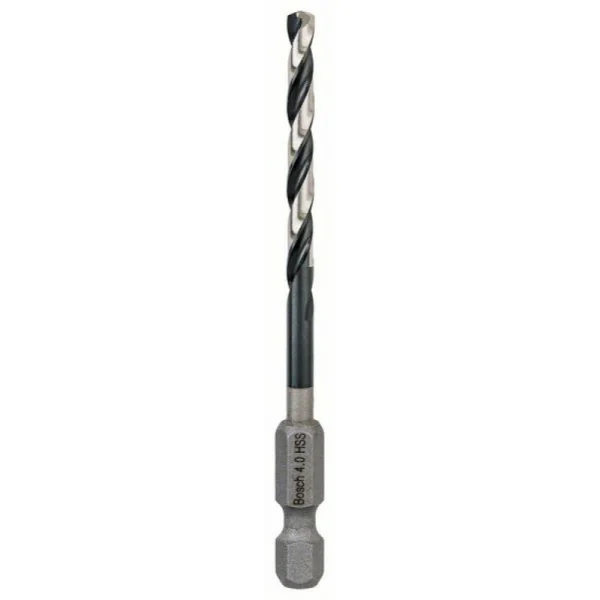 Сверло по металлу (10 шт) Impact Control с шестигранным хвостовиком, 4 мм Bosch 2608577120