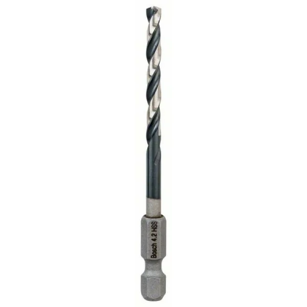 Сверло по металлу (10 шт) Impact Control с шестигранным хвостовиком, 4.2 мм Bosch 2608577121