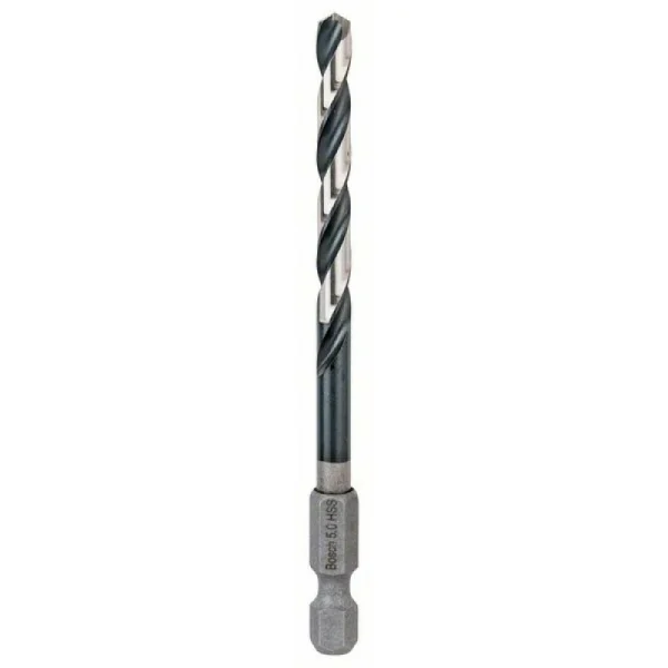 Сверло по металлу (10 шт) Impact Control с шестигранным хвостовиком, 5 мм Bosch 2608577122