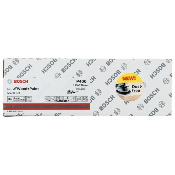 Шлифлист 115 x 230 mm, 400 Bosch 2608621278 — изображение 2