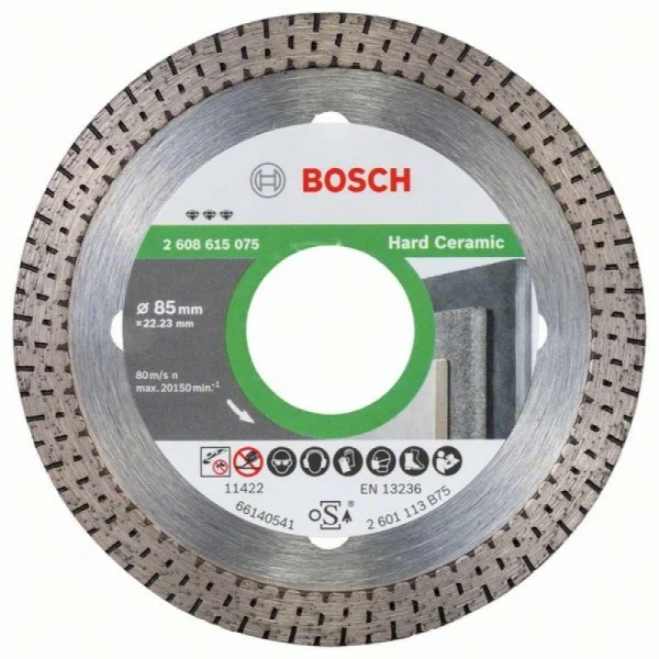 Алмазныйазный диск Bf HardCeramic 85/22,23 мм Bosch 2 608 615 075 — изображение 2