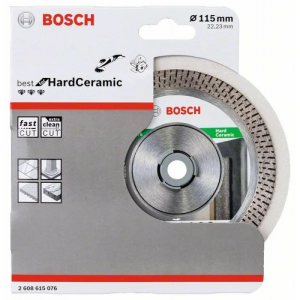 Алмазныйазный диск Bf HardCeramic 115/22,23 мм Bosch 2 608 615 076