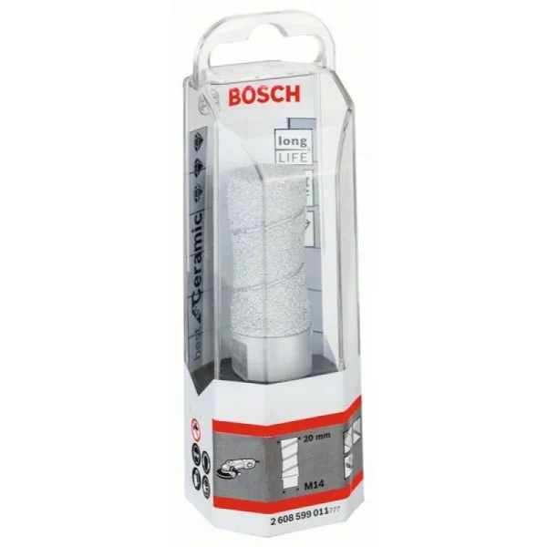 Фреза алмазная для УШМ 20 мм/M14 Bosch 2 608 599 011