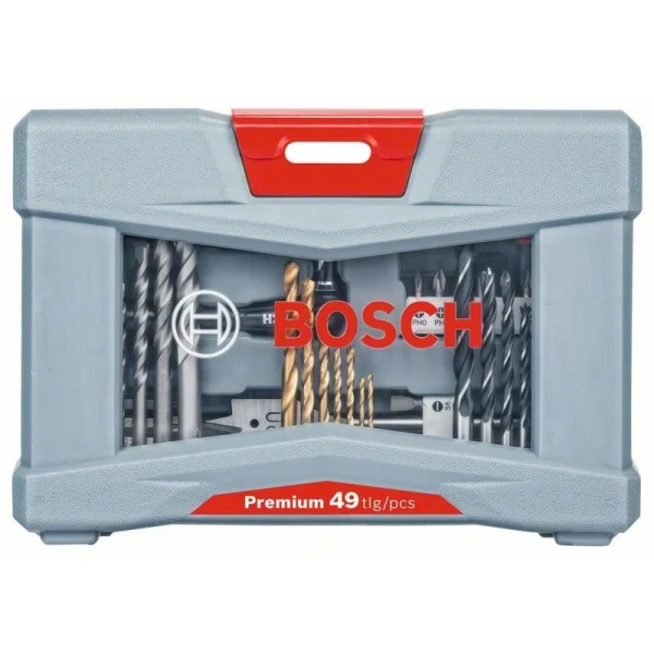 Набор сверл и насадок-бит Premium X-Line 49 шт. Bosch 2608P00233 — изображение 2