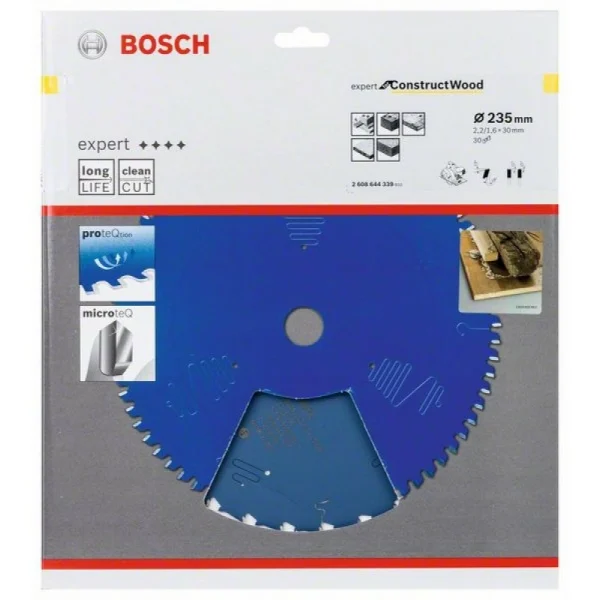 Пильный диск Expert for Construct Wood 235x30x2.2/1.6x30 T Bosch 2 608 644 339