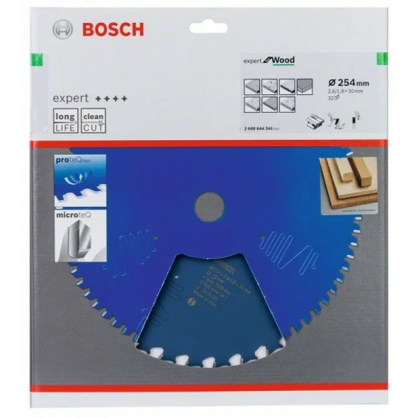 Пильный диск Expert for Wood 254x30x2.6/1.8x32 T Bosch 2 608 644 341