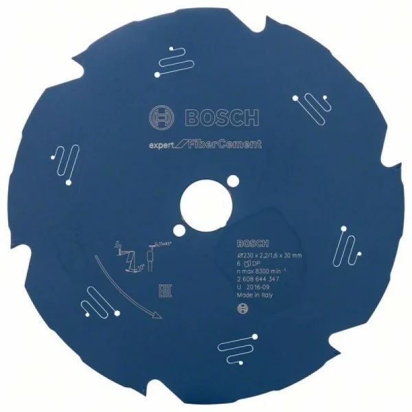 Пильный диск Expert for Fiber Cement 230x30x2.2/1.6x6 T Bosch 2 608 644 347 — изображение 2