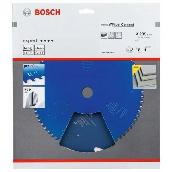 Пильный диск Expert for Fiber Cement 235x30x2.2/1.6x6 T Bosch 2 608 644 348