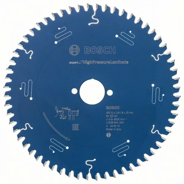 Пильный диск Expert for High Pressure Laminate 210x30x2.8/1.8x60 T Bosch 2 608 644 354 — изображение 2