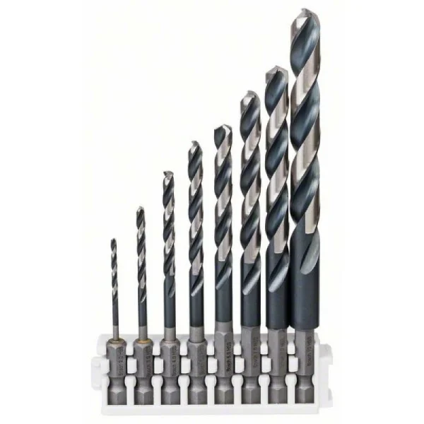 Кассета 8 сверл по металлу Impact Control 2, 3, 4, 5, 6, 7, 8, 10 мм Bosch 2608577139 — изображение 2