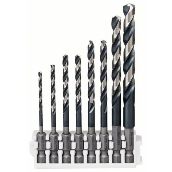 Кассета 8 сверл по металлу Impact Control 2.5, 3.3, 4.2х2, 5х2, 6.8, 8.5 мм Bosch 2608577140 — изображение 2