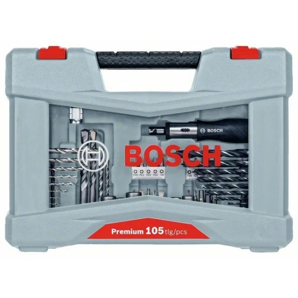 Набор сверл и насадок-бит Premium X-Line 105 шт. Bosch 2608P00236 — изображение 2