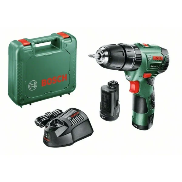 Аккумуляторная ударная дрель-шуруповерт Bosch EasyImpact 12 (2 акк.) 060398390E