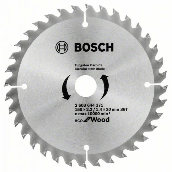 Пильный диск ECO WO 150x20/16-36T Bosch 2608644371 — изображение 2