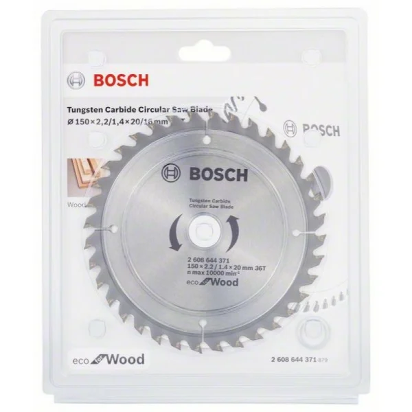 Пильный диск ECO WO 150x20/16-36T Bosch 2608644371