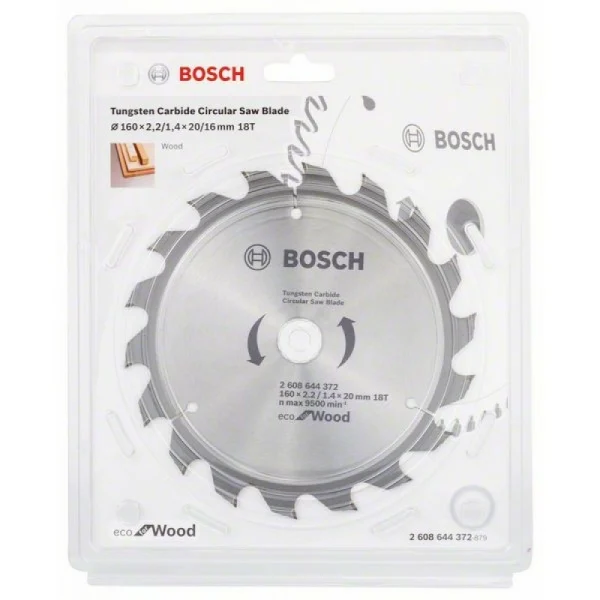 Пильный диск ECO WO 160x20/16-18T Bosch 2608644372
