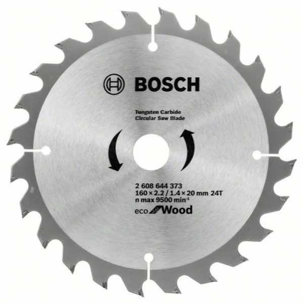 Пильный диск ECO WO 160x20/16-24T Bosch 2608644373 — изображение 2
