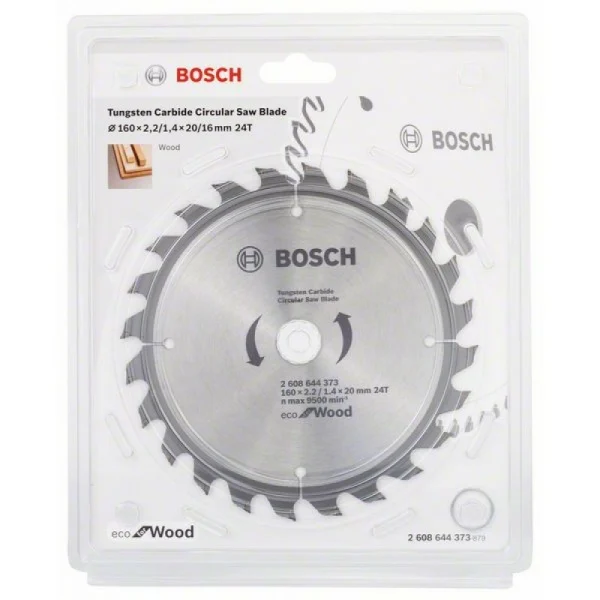 Пильный диск ECO WO 160x20/16-24T Bosch 2608644373