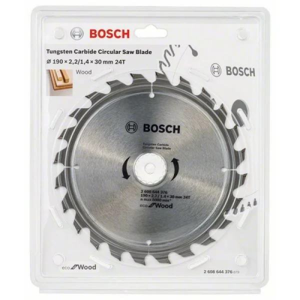 Пильный диск ECO WO 190x30-24T Bosch 2608644376