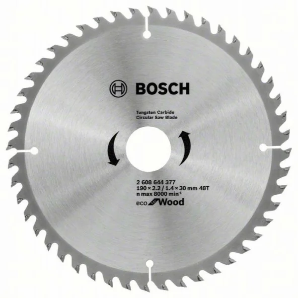 Пильный диск ECO WO 190x30-48T Bosch 2608644377 — изображение 2