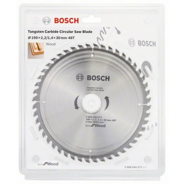 Пильный диск ECO WO 190x30-48T Bosch 2608644377