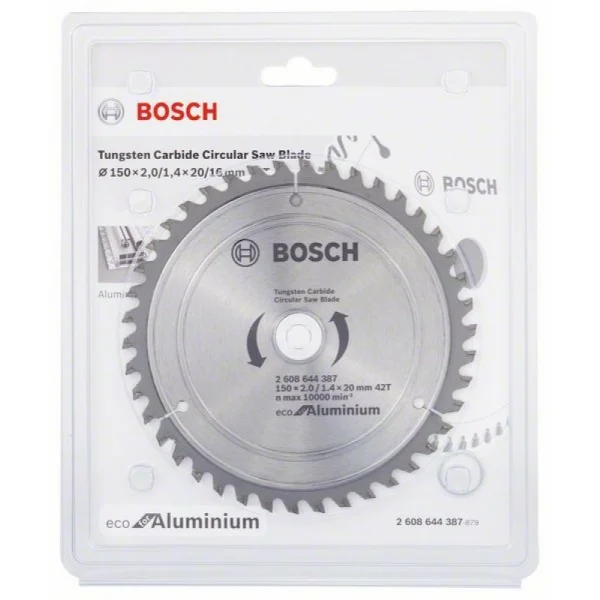 Пильный диск ECO ALU/Multi 150x20/16-42T Bosch 2608644387