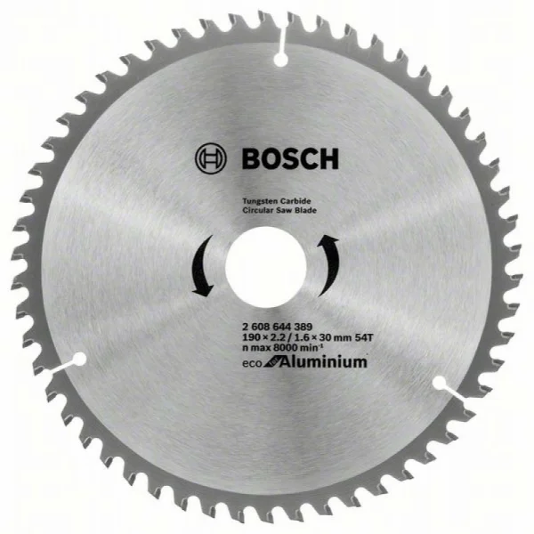 Пильный диск ECO ALU/Multi 190x30-54T Bosch 2608644389 — изображение 2