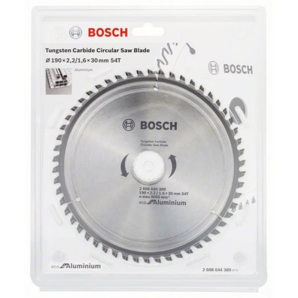 Пильный диск ECO ALU/Multi 190x30-54T Bosch 2608644389