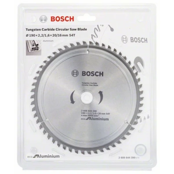 Пильный диск ECO ALU/Multi 190x20/16-54T Bosch 2608644390