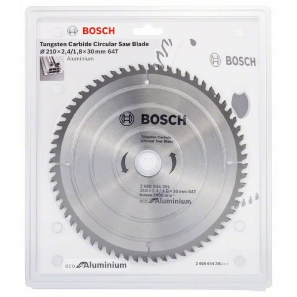 Пильный диск ECO ALU/Multi 210x30-64T Bosch 2608644391