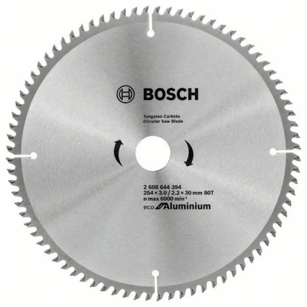 Пильный диск ECO ALU/Multi 254x30-80T Bosch 2608644394 — изображение 2
