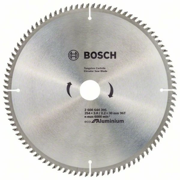 Пильный диск ECO ALU/Multi 254x30-96T Bosch 2608644395 — изображение 2