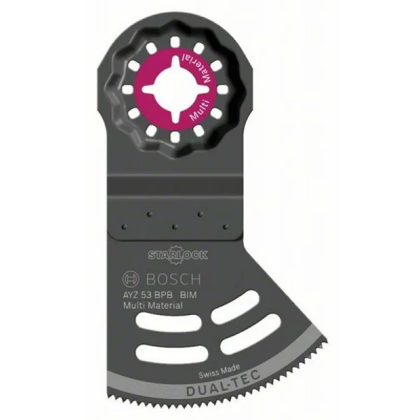 Starlock BIM пильное полотно Dual-Tec 53x40 мм AYZ 53 BPB (кратно 25) Bosch 2608664205