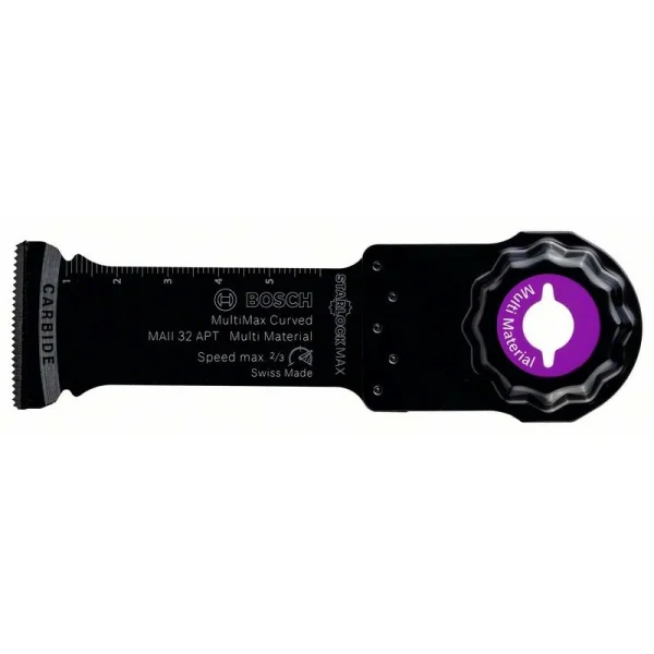 10 StarlockMax Carbide погружных пильных полотен 32x70 мм Multi-Material MAII 32 APT Bosch 2608664221 — изображение 2