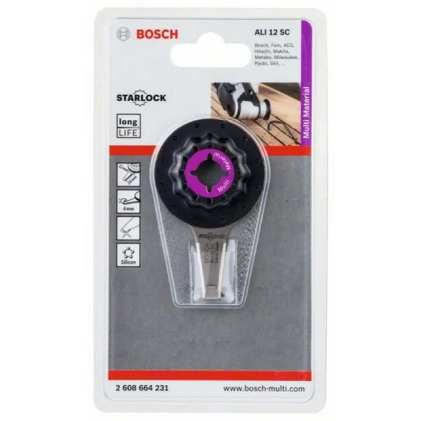 Starlock нож для удаления уплотнителя 4x29x12 мм ALI 12 SC Bosch 2608664231