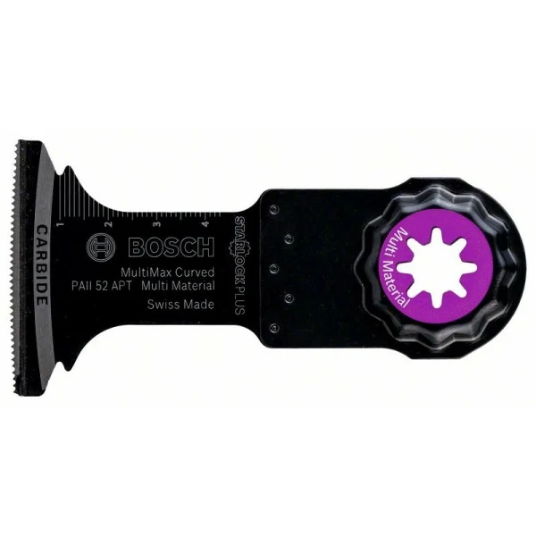 StarlockPlus Carbide погружное пильное полотно 52x50 мм Multi-Material PAII 52 APT Bosch 2608664350 — изображение 2
