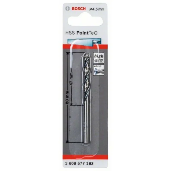 Сверло по металлу HSS PointTeQ 4.5 мм Bosch 2608577163